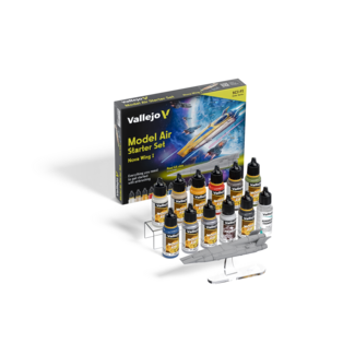 Vallejo Model Air Starter Set – 12 colors - 18ml - Sci-Fi Miniature – 71647 - image