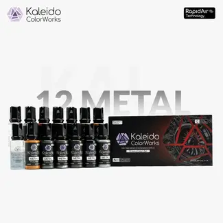 Kaleido Colorworks Metal Colors Set – 12 colors - 20ml – 48719 - image