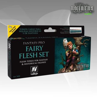 Vallejo Fantasy-Pro Fairy Flesh Set - 8 colors - 17ml - 74101