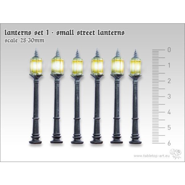 Tabletop-Art Lanterns set 1 - Small street lanterns - TTA601055