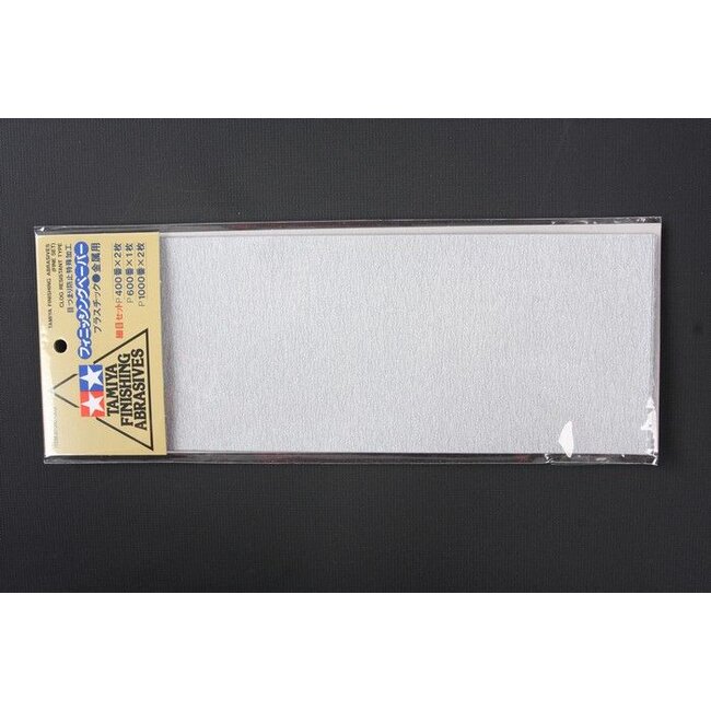 Tamiya Finishing Abrasives Fine - 5x - 87010