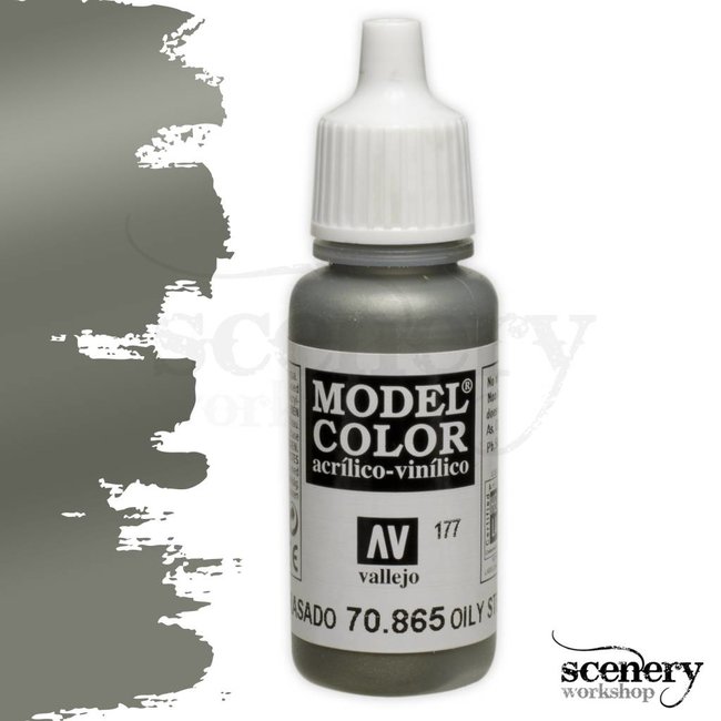 Vallejo Model Color Oily Steel -17ml -70865