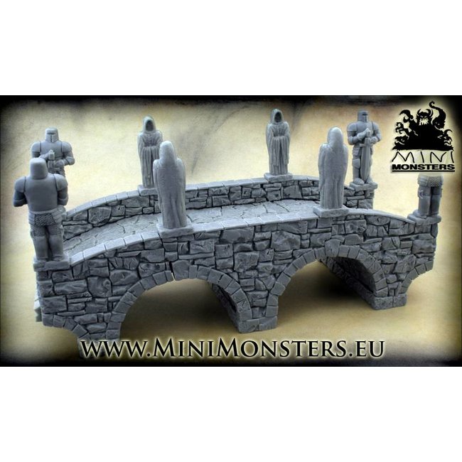 Mini Monsters Monks Statue -5x - MM-0033