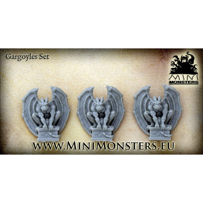 Mini Monsters Gargoyles - 3x - MM-0024