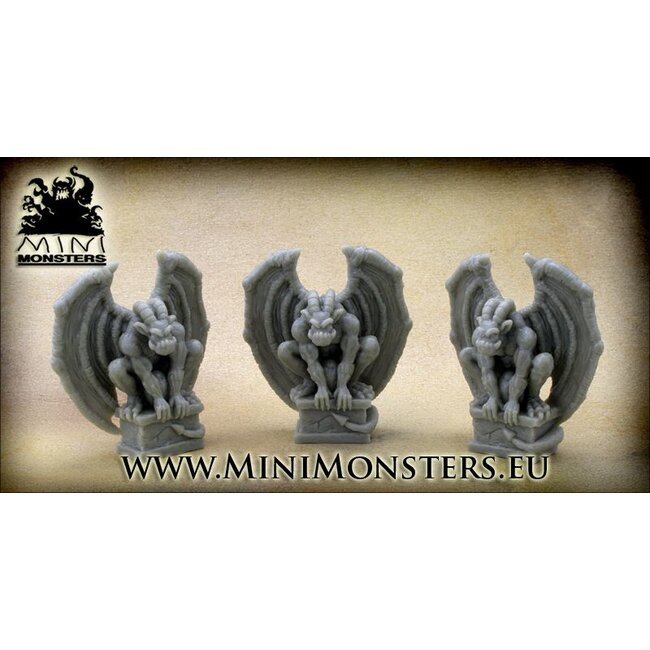 Mini Monsters Gargoyles - 3x - MM-0024