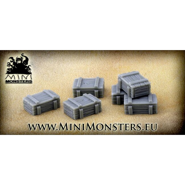 Mini Monsters Crates - 6x - MM-0012