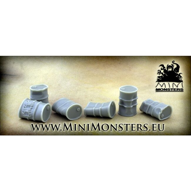 Mini Monsters Crushed Barrels - 6x - MM-0013