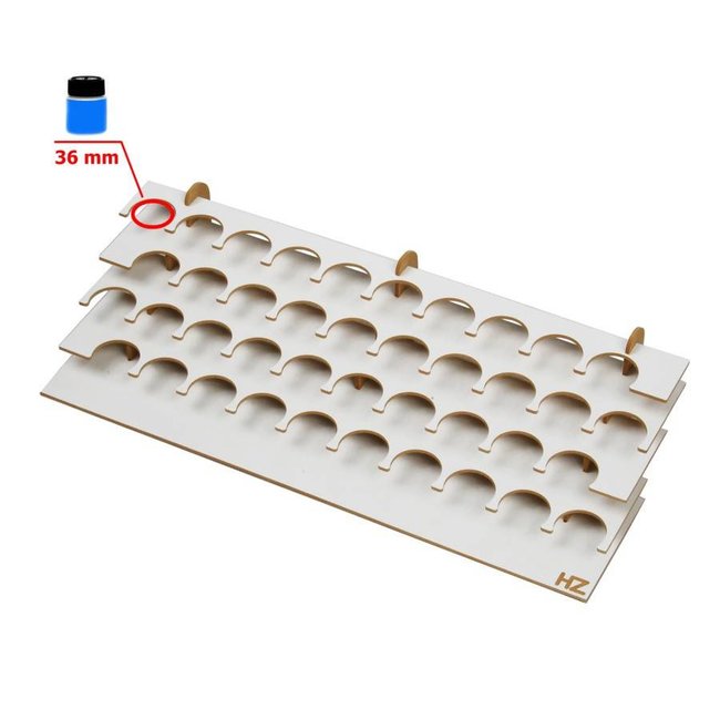 Hobbyzone Paint Stand - 36mm pots of paint rack - S1b