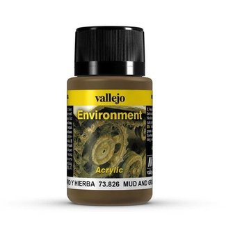 Vallejo Mud and Grass Effects Environment Effects Weathering Effects - 40ml - 73826