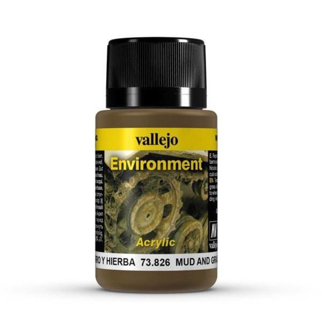 Vallejo Mud and Grass Effects Environment Effects Weathering Effects - 40ml - 73826
