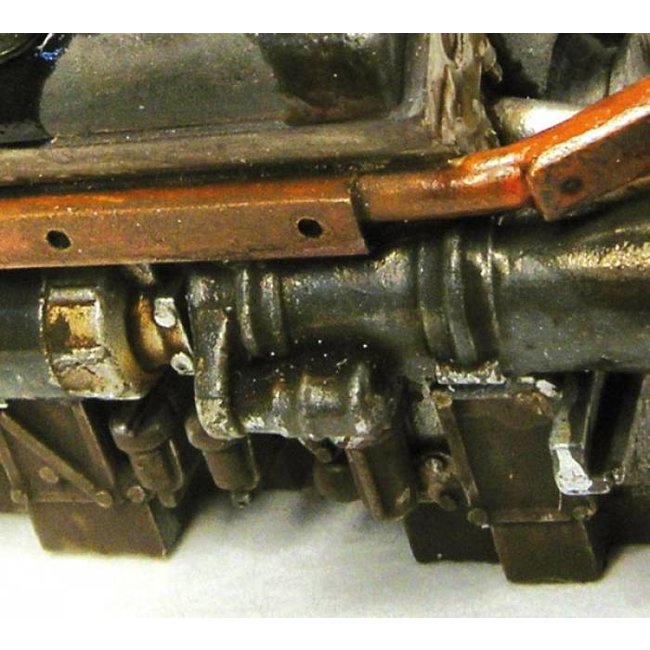 Vallejo Brown Engine Soot Engine Effects Weathering Effects - 40ml - 73818