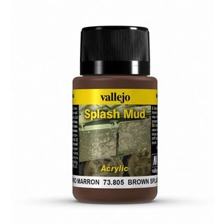 Vallejo Brown Splash Mud Weathering Effects - 40ml - 73805