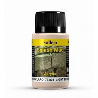 Vallejo Light Brown Splash Mud Weathering Effects - 40ml - 73804