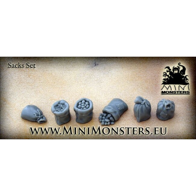 Mini Monsters Sacks - 6x - MM-0046