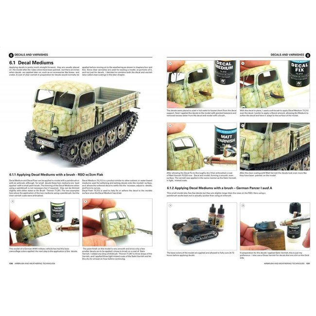 Vallejo Airbrush and Weathering Techniques by Rob Ferreira Scratchmod - 204pag - 75002
