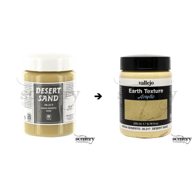 Vallejo Desert Sand Earth Texture Diorama FX - 200ml - 26217