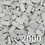 Juweela Juweela Gray light brick 1:32 - 2000x - 23010