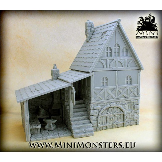 Mini Monsters Medieval Blacksmith House - MM-0028