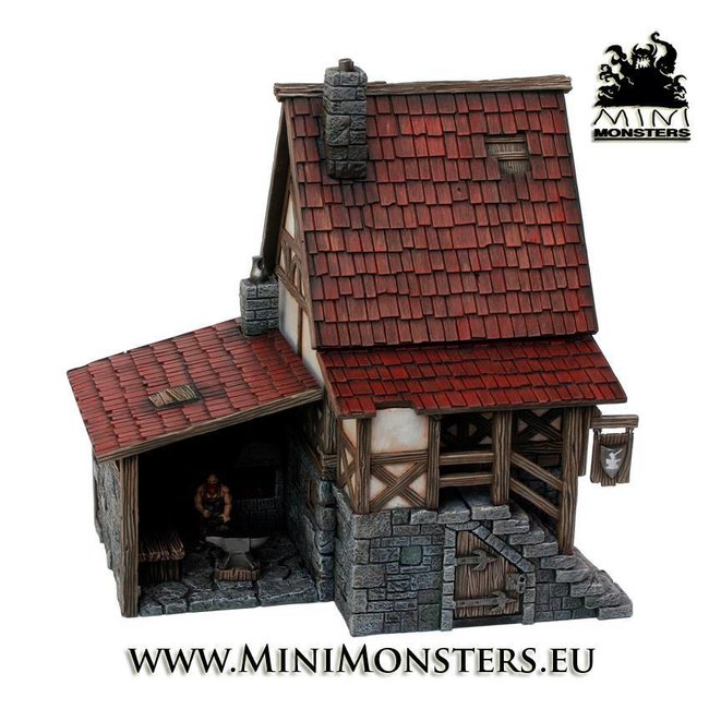 Mini Monsters Medieval Blacksmith House - MM-0028