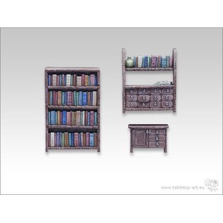 Tabletop-Art Bookshelf Commode set - TTA600008