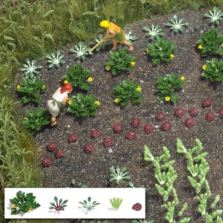 Busch Vegetables and Lettuce - HO 1222 - image