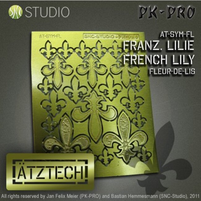 Ätztech Ätztech French Lily - Photo-Etch - AT-SYM-FL-1