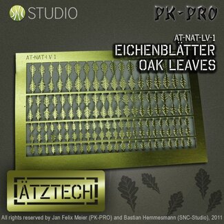 Ätztech Oak Leaves - Photo-Etch - AT-NAT-LV-1