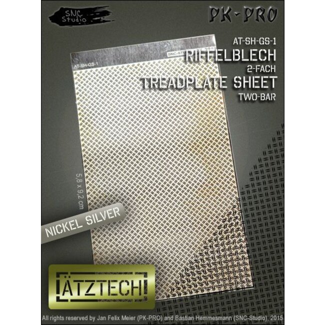 Ätztech Ätztech Dubbele Traanplaat - Photo-Etch - AT-SH-GS-1