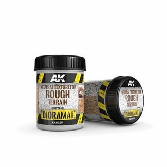 AK interactive Neutral Texture For Rough Terrains - Diorama Series - 250ml - AK8025