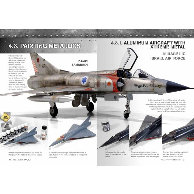 AK interactive Metallics Vol 1 - AK Learning Series nr 4 - 86pag - AK507