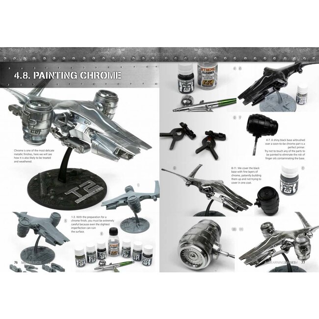 AK interactive Metallics Vol 1 - AK Learning Series nr 4 - 86pag - AK507