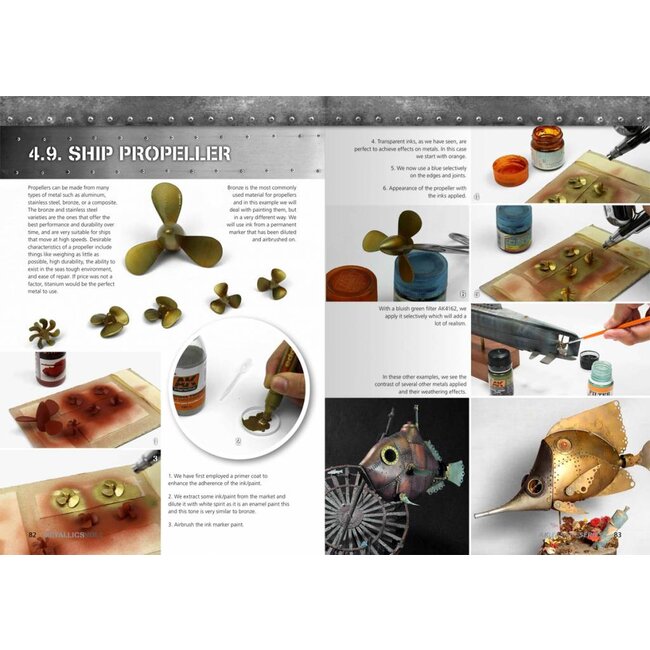 AK interactive Metallics Vol 1 - AK Learning Series nr 4 - 86pag - AK507