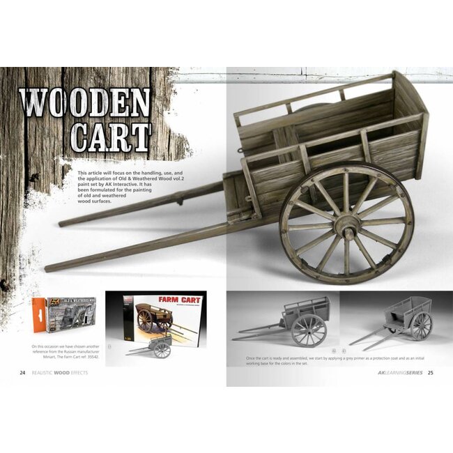 AK interactive Realistic Wood Effects Improved Editon - AK Learning Series nr 1 - 86pag - AK259