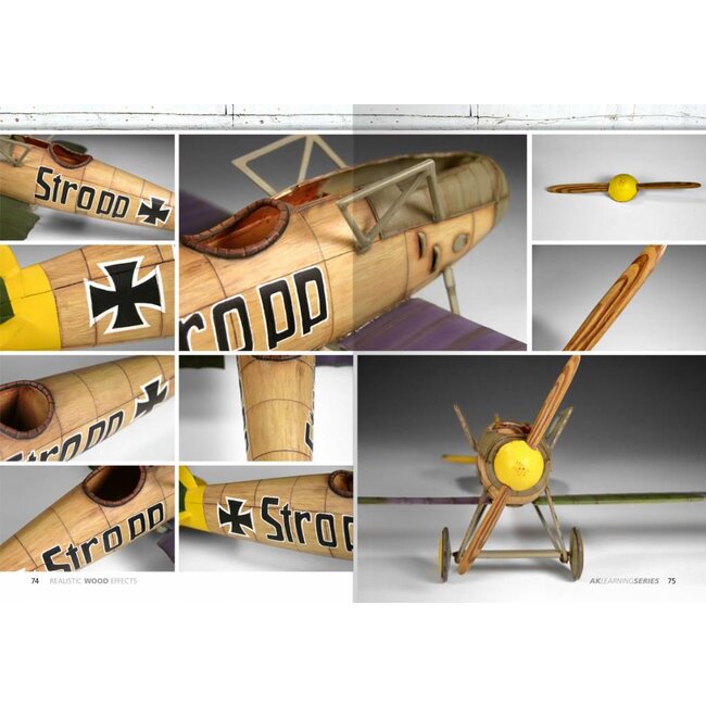 AK interactive Realistic Wood Effects Improved Editon - AK Learning Series nr 1 - 86pag - AK259