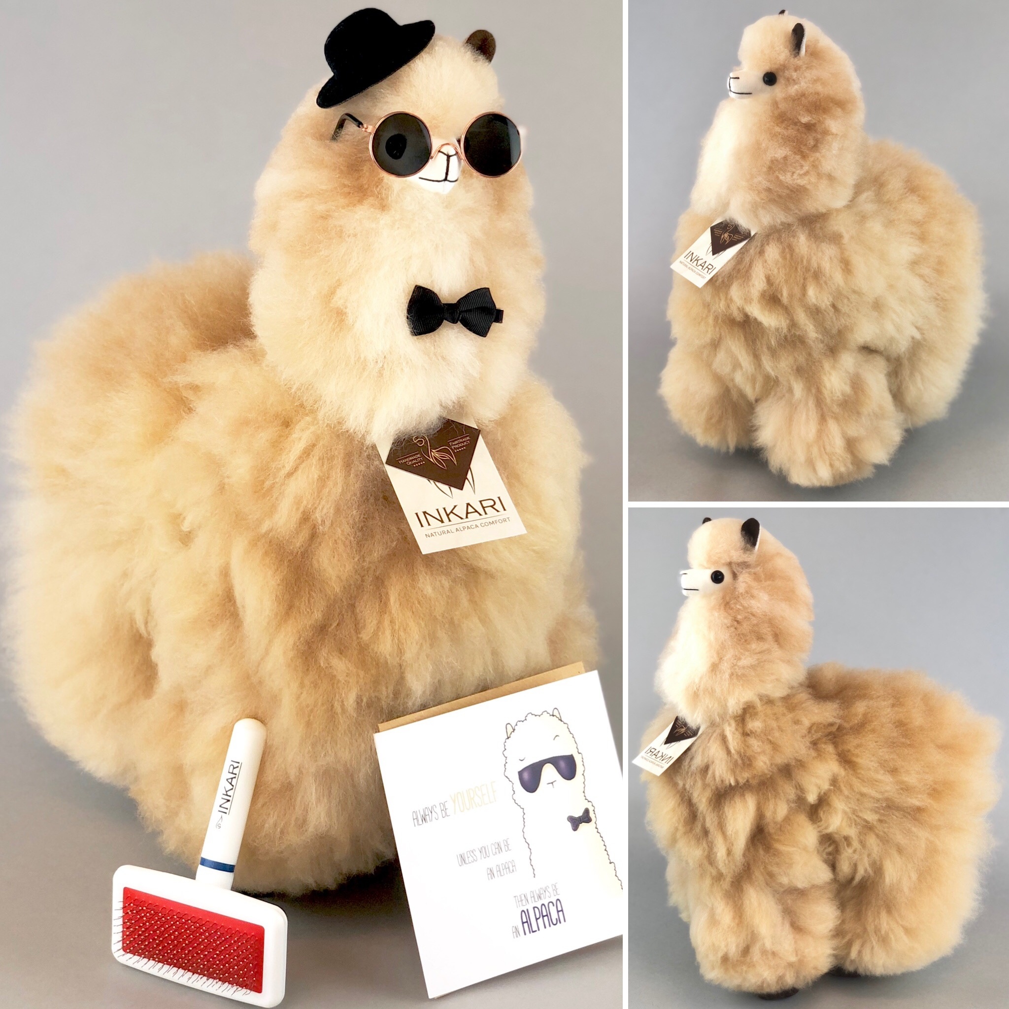 fluffy alpaca stuffed animal