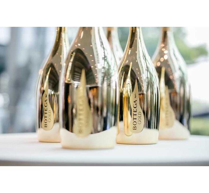Bottega Gold Prosecco  with 2 flutes - in Gift Box