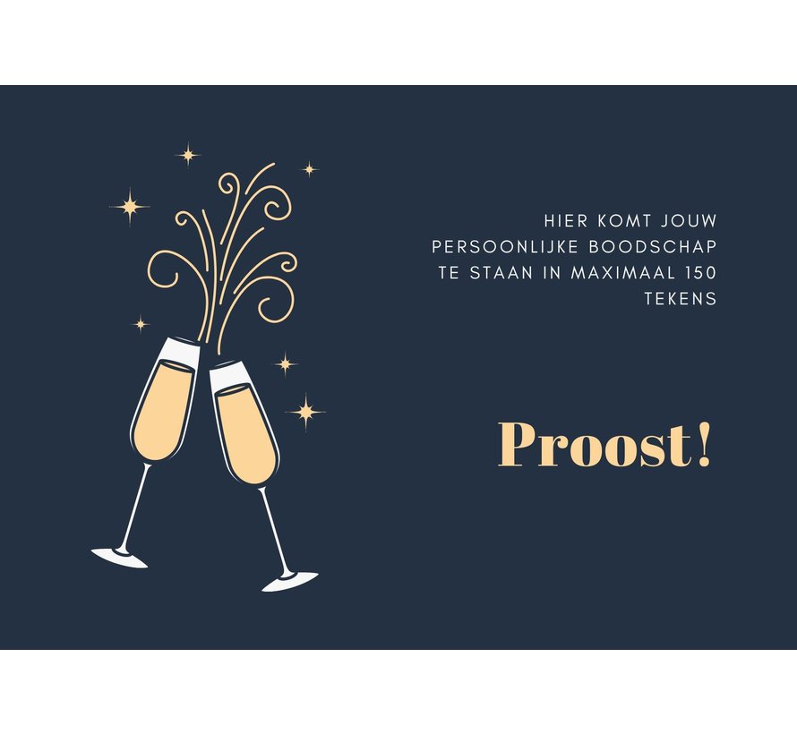 Gift Card A6 - Cheers - With Personal Message