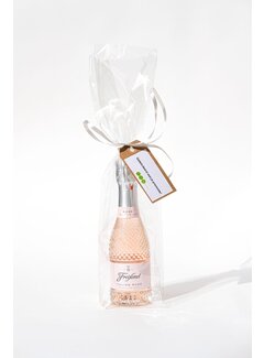 Freixenet 6 pakketjes | Rosé Freixenet in folie met gepersonaliseerd halslabel