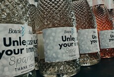 Champagne met eigen etiket