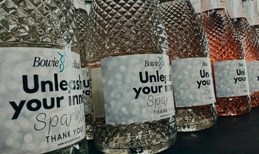 Champagne met eigen etiket