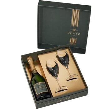 Deutz Deutz Champagne Brut Classic in Giftbox met 2 glazen