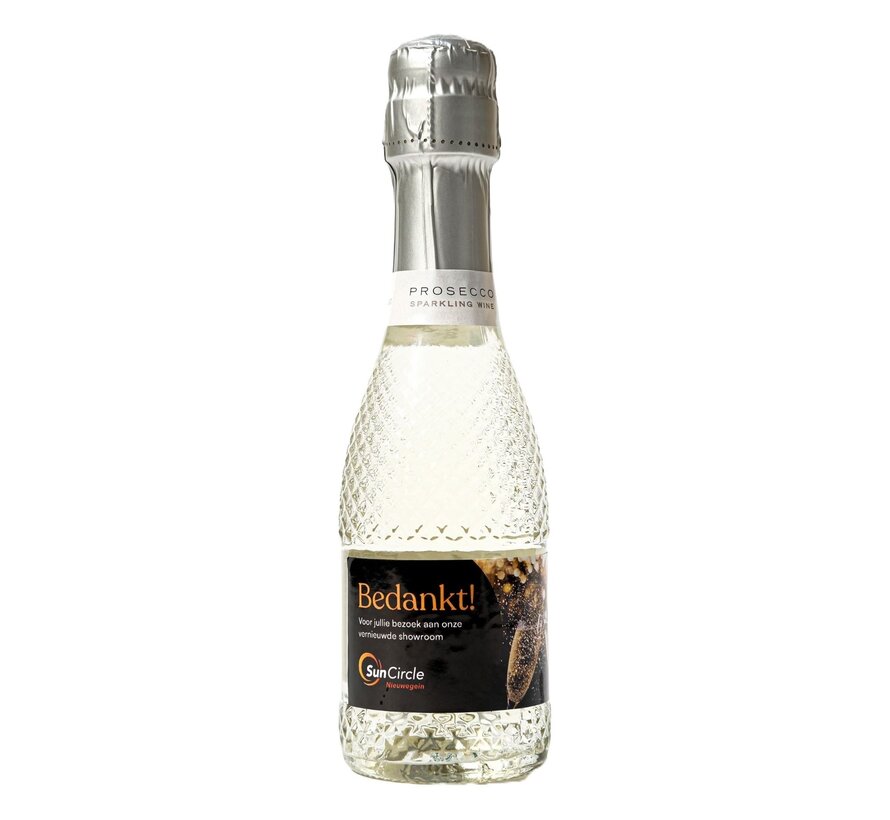 Piccolo Freixenet Vegan Frizzante with personalized label