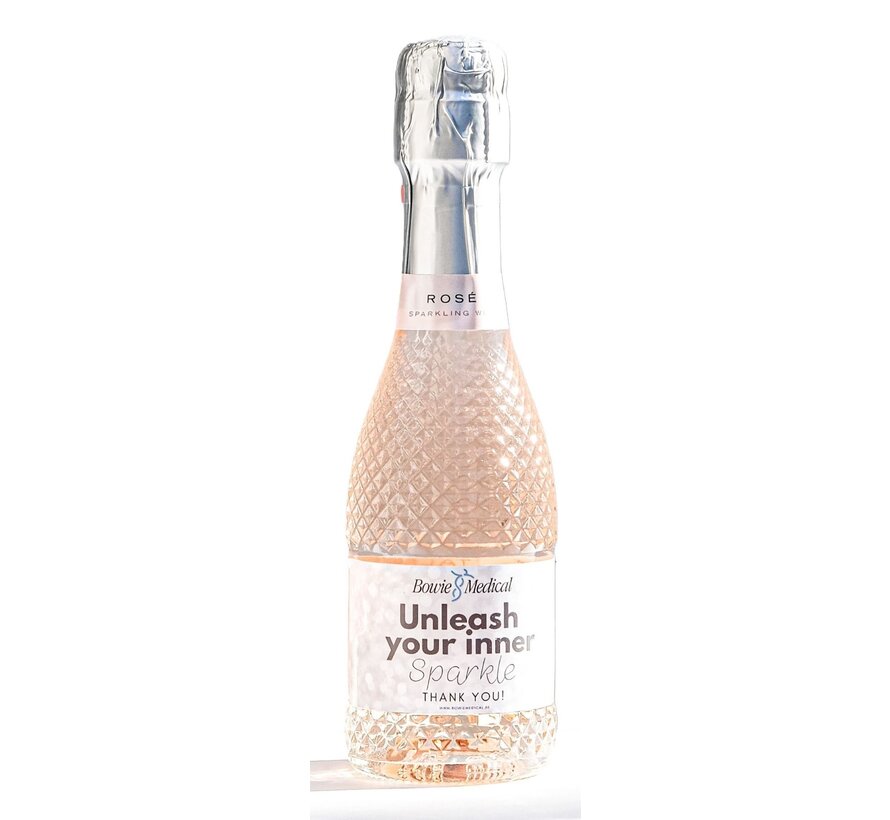 Piccolo Freixenet Sparkling Rosé Piccolo with personalized label