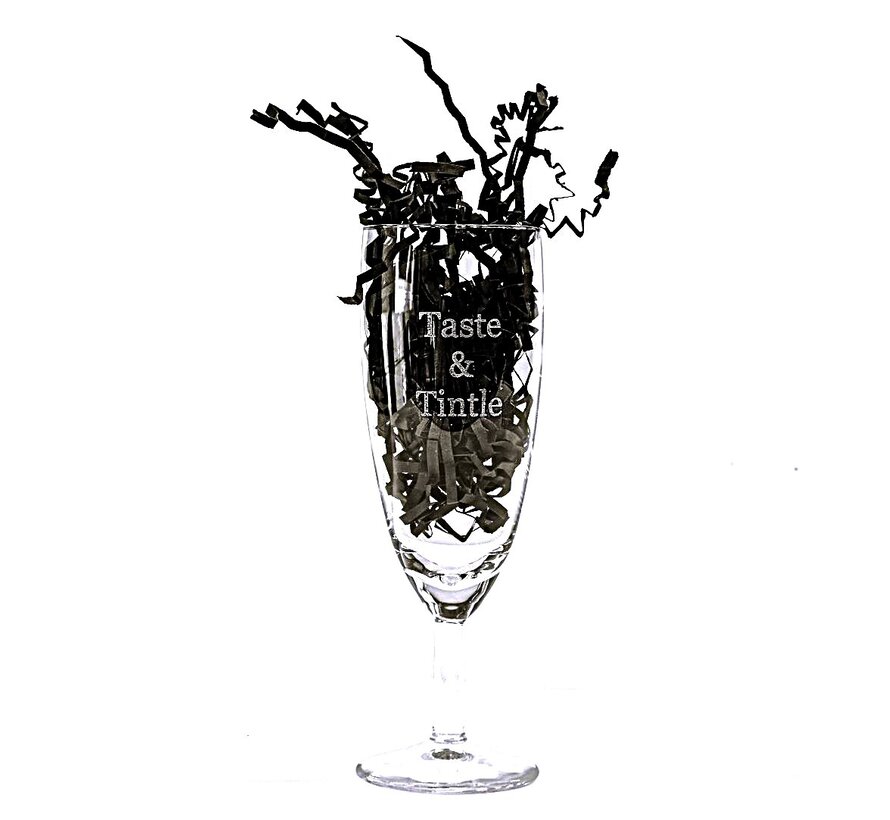 Engraved champagne flutes 15 cl | With name or text engraving