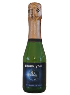 Pierre Chavin Pierre Zero Alcohol-free with personalized label