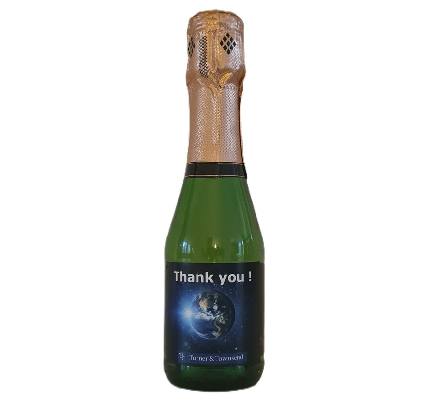 Pierre Zero Vegan | alcoholvrije bubbels met eigen etiket