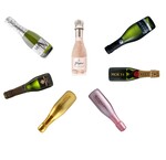 Kleine flesjes bubbels