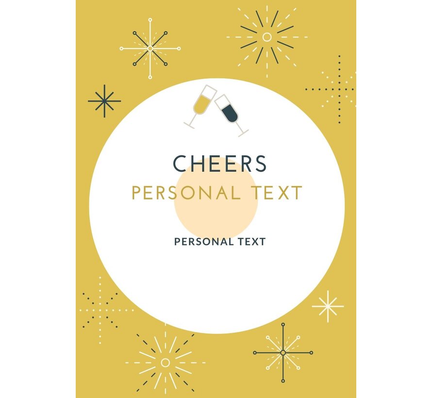 Gift Card A7 - Sparkles - With Personal Message
