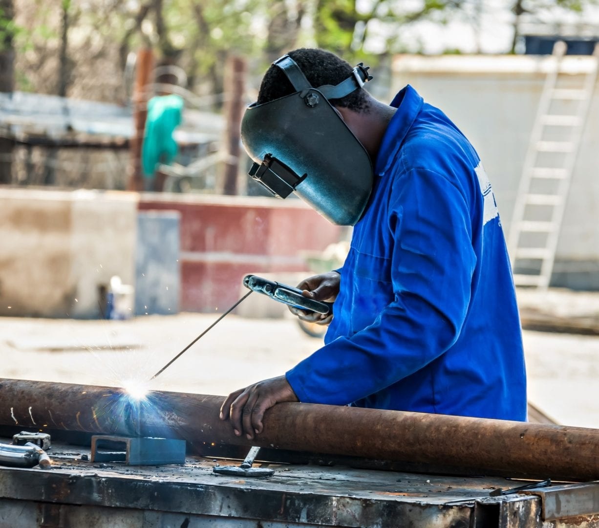 Welding generators with petrol or diesel engine
