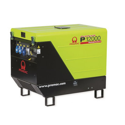 Pramac P12000 400V AVR 3 FASE met Honda benzine motor